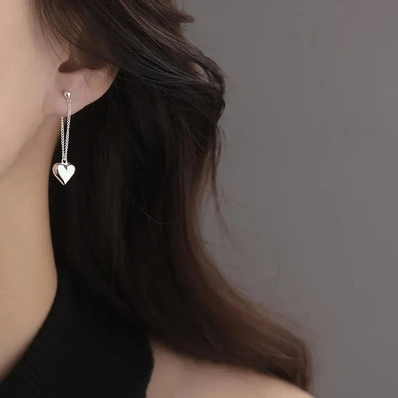 Pendientes Colgantes de Corazón