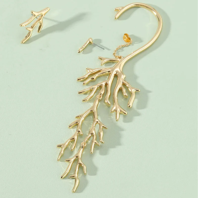 Pendientes Colgantes de Coral en Ramas