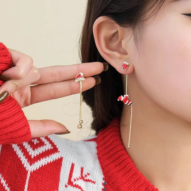 Pendientes Colgantes de Navidad