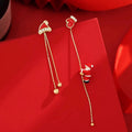 Pendientes Colgantes de Navidad