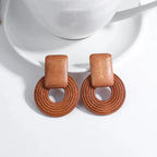 Pendientes Colgantes de Estilo Bohemio Efecto Natural