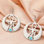 Pendientes Colgantes Egipto Ojo de Horus Oudjat plata