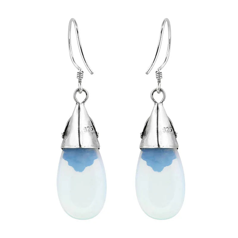 Pendientes Colgantes Piedra de Luna 1