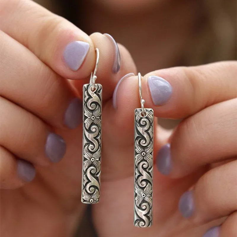 Pendientes Colgantes Étnicos de Estilo Vintage