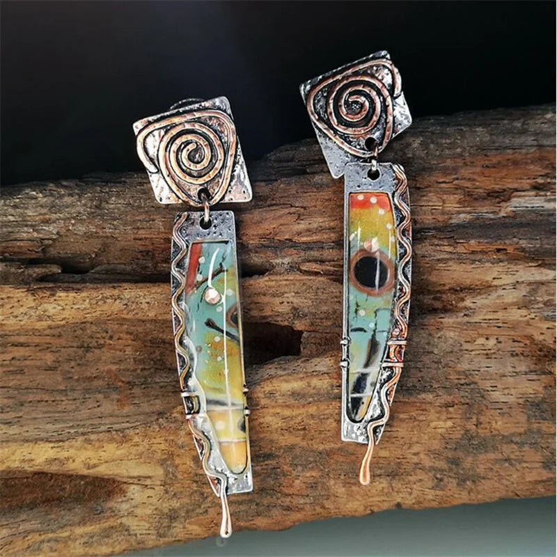 Pendientes Colgantes Étnicos Tribales