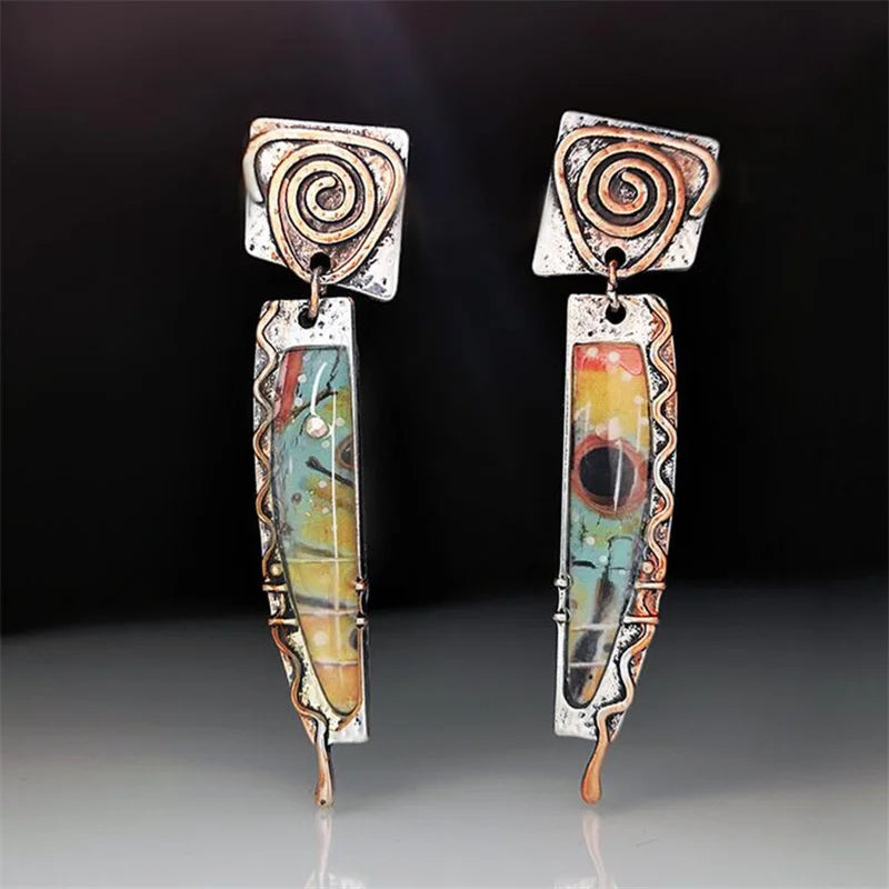 Pendientes Colgantes Étnicos Tribales