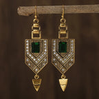 Pendientes Colgantes de Mujer de Estilo Étnico oro