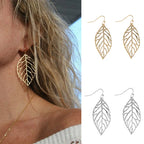 Pendientes Colgantes Hojas de Laurel