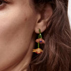 Pendientes Colgantes Flor Estilo Bohemio