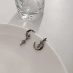 Pendientes Colgantes Luna y Estrellas
