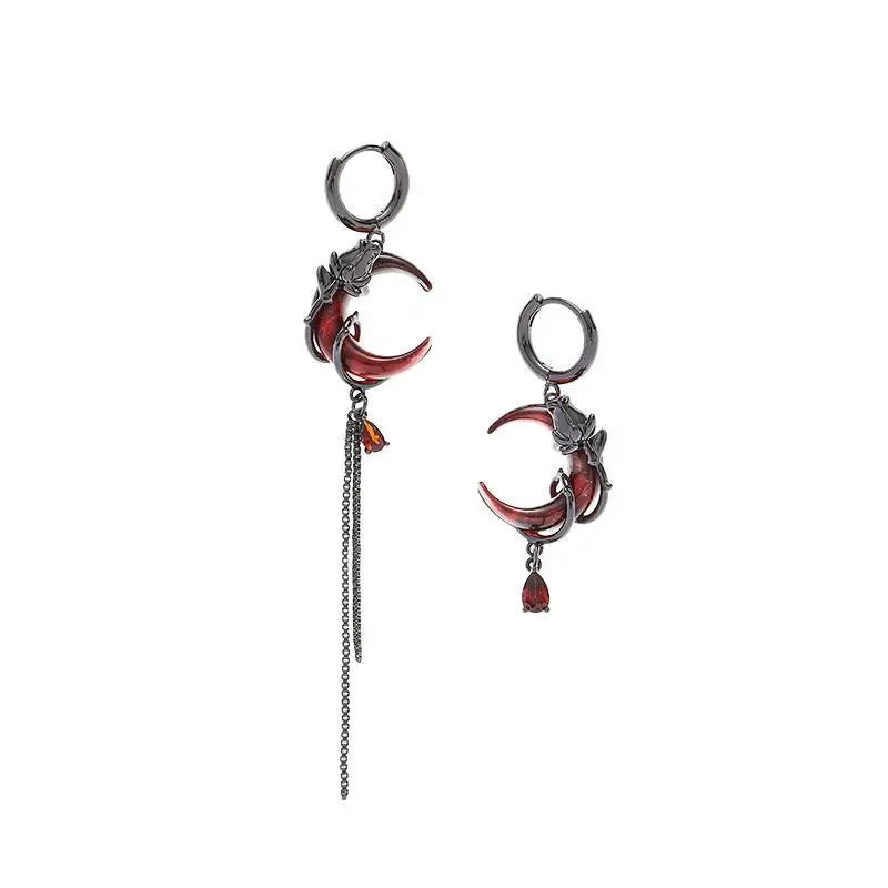 Pendientes Colgantes Luna para Mujer