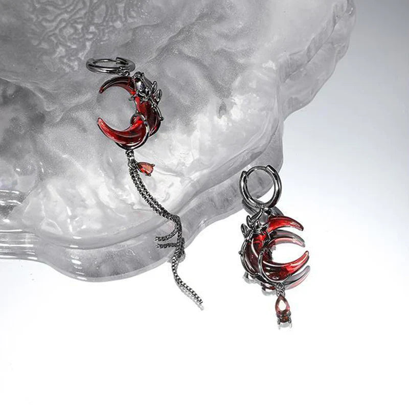 Pendientes Colgantes Luna para Mujer