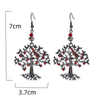Pendientes Colgantes para Mujer Árbol de la Vida