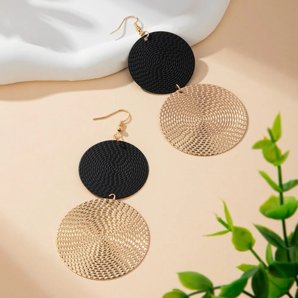 Pendientes Colgantes Redondos Bohemios Chic