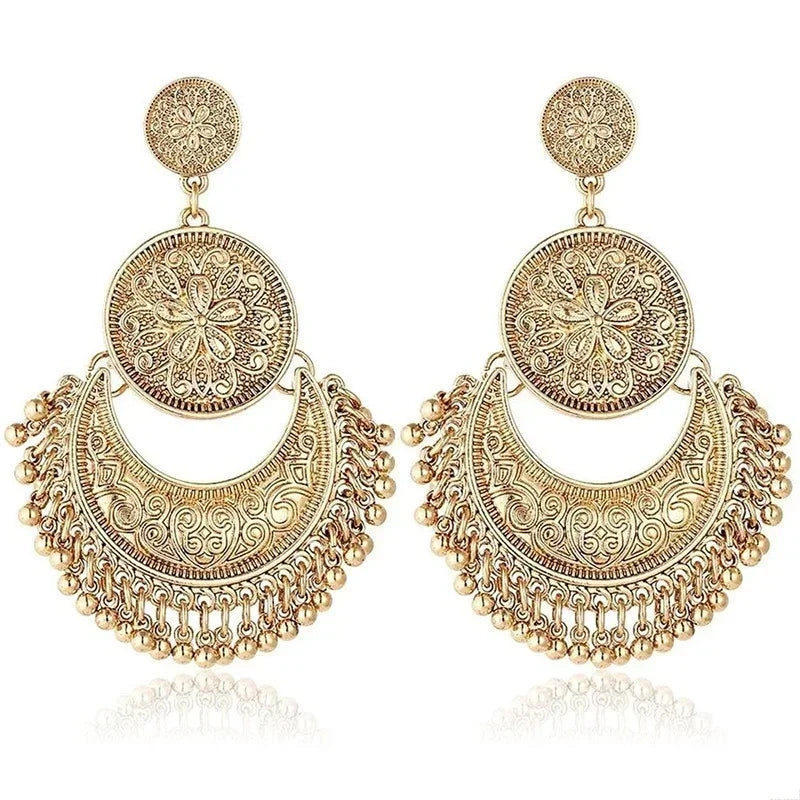 Pendientes Colgantes Estilo Bohemio Barroco oro