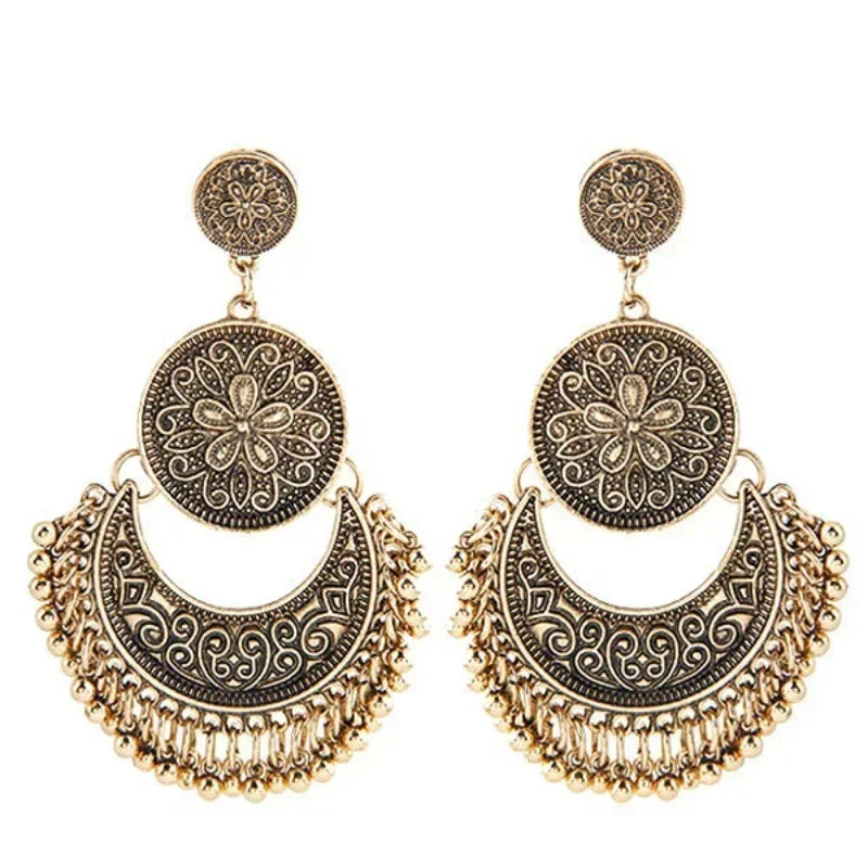 Pendientes Colgantes Estilo Bohemio Barroco oro rosa
