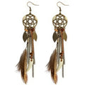 Pendientes Estilo Bohemio Pluma