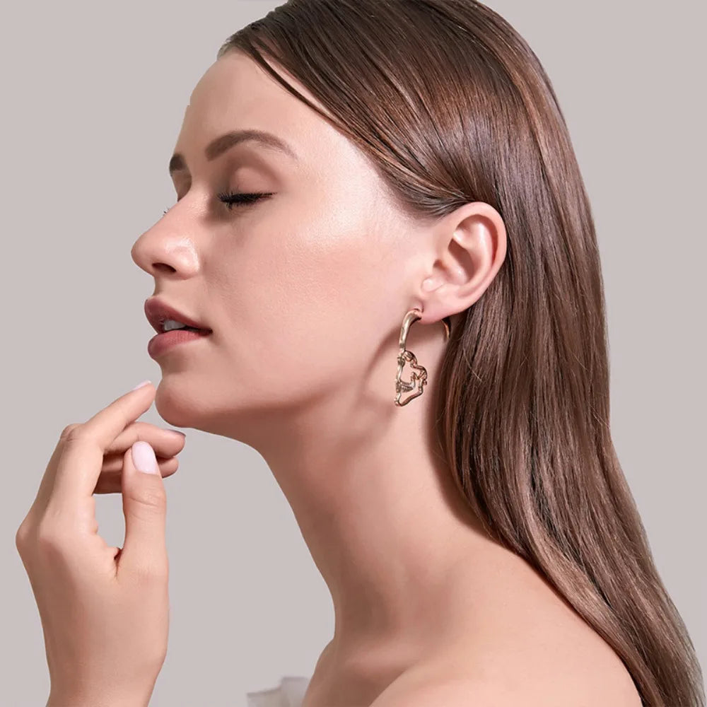 Pendientes Colgantes Calavera para Hombre o Mujer en plata