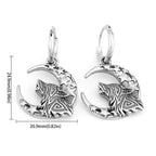Pendientes Colgantes Vikingos Fenrir