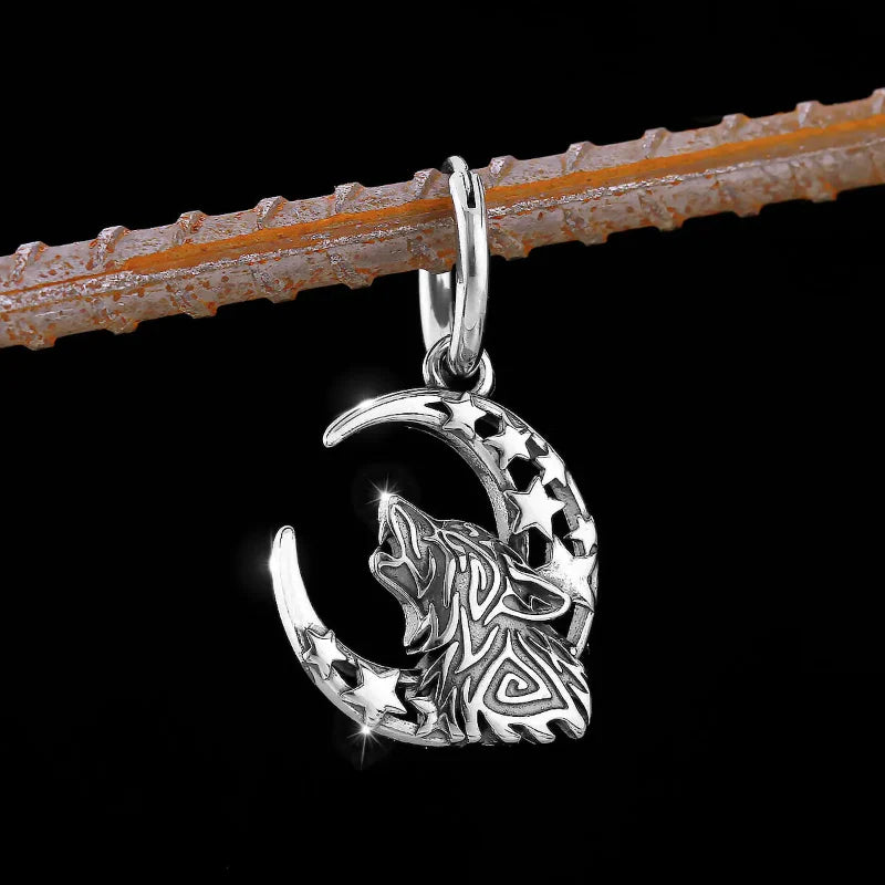 Pendientes Colgantes Vikingos Fenrir