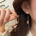 Pendientes Papá Noel y Regalo