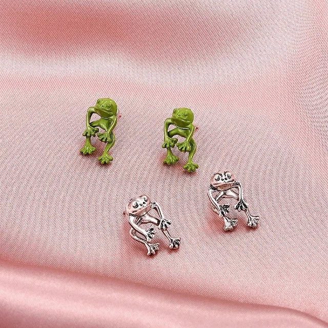 Pendientes de Mujer Rana