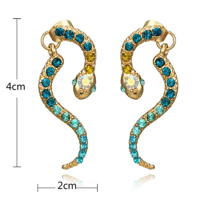 Pendientes de Serpiente para Mujer
