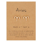 Pendientes Signo del Zodiaco 12 Constelaciones aries