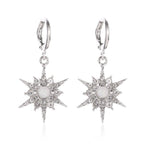 Pendientes Sol de plata