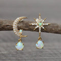Pendientes Sol Luna Astro Mujer