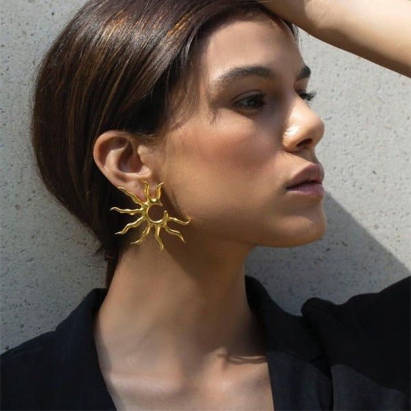 Pendientes Colgantes Sol Mujer Astro