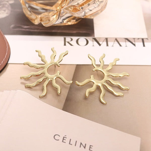 Pendientes Colgantes Sol Mujer Astro