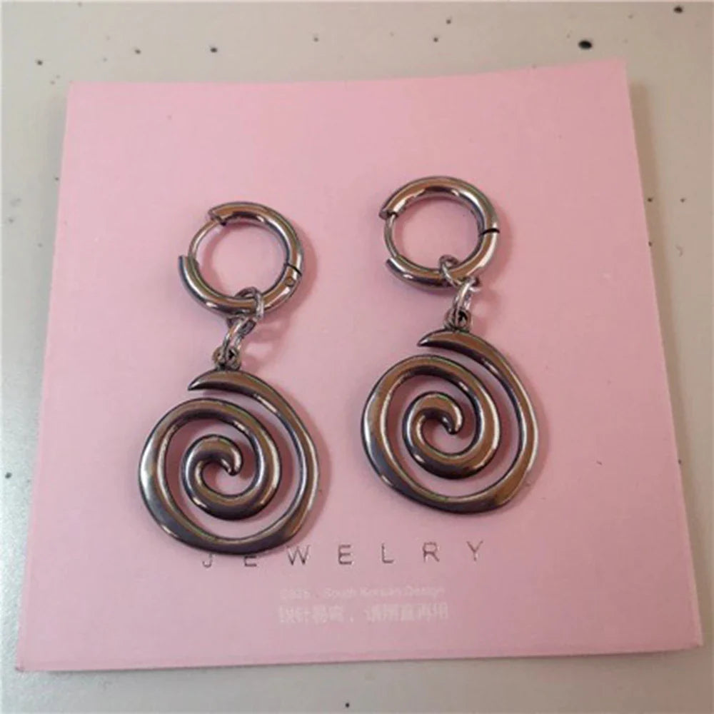 Pendientes de Espiral para Mujer Colgantes