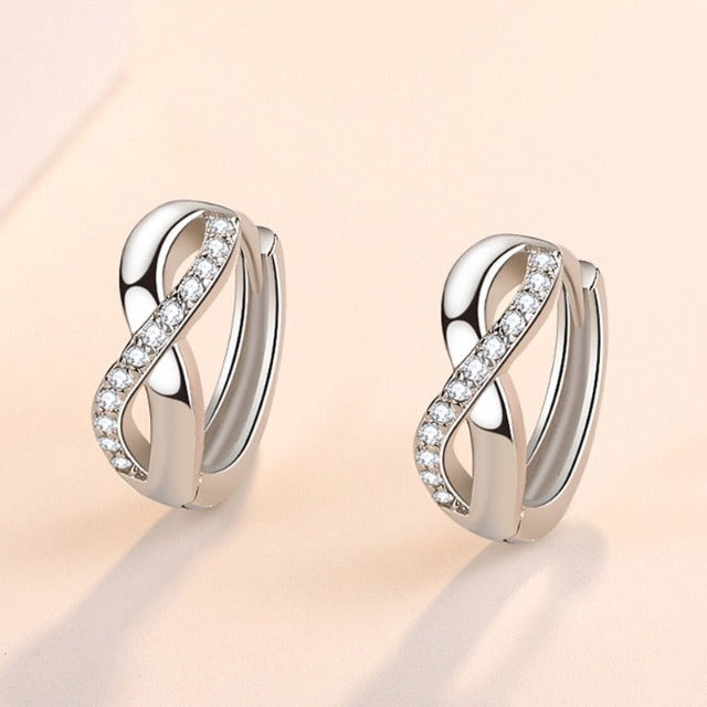 Pendientes Símbolo Infinito Mujer