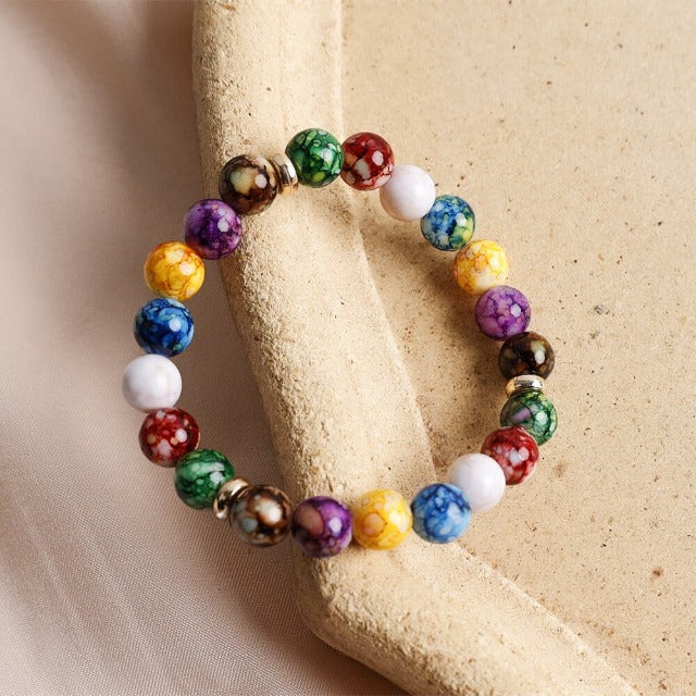 Pulsera 7 Chakras Cadena Hombre Mujer Niño Piedras
