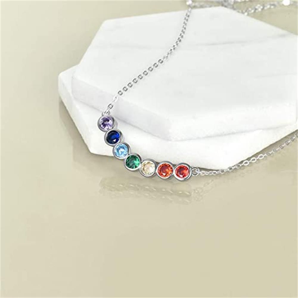 Pulsera 7 Chakras con Piedras Naturales Cadena para Mujer