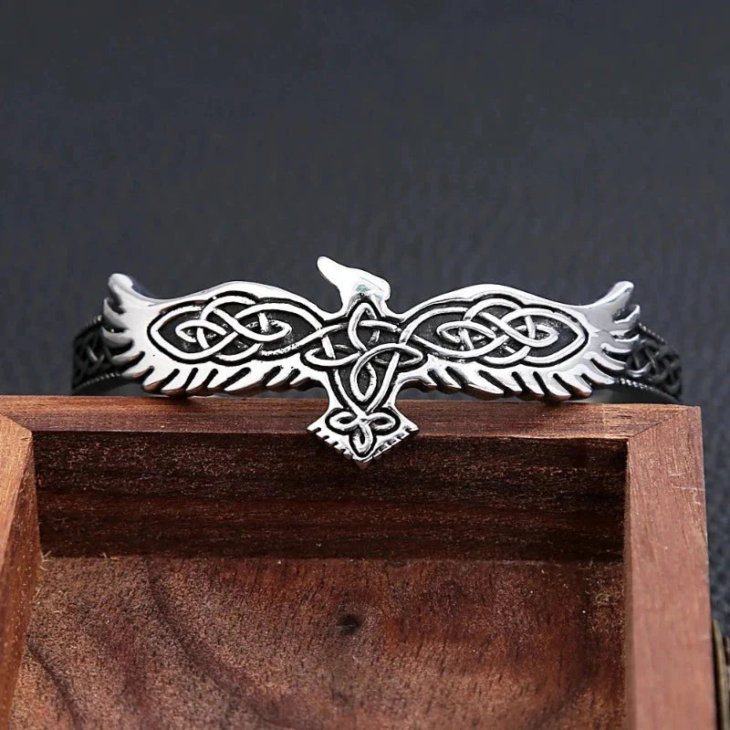 Pulsera Águila Gourmette Plata