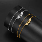 Bracelet ajustable ailes d'ange