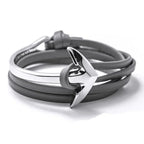 Bracelet ajustable ancre marine