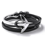 Bracelet ajustable ancre marine