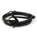 Bracelet ajustable ancre marine