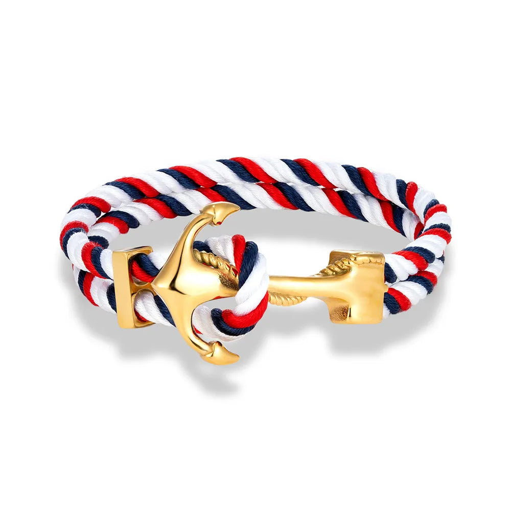 Bracelet ancre homme