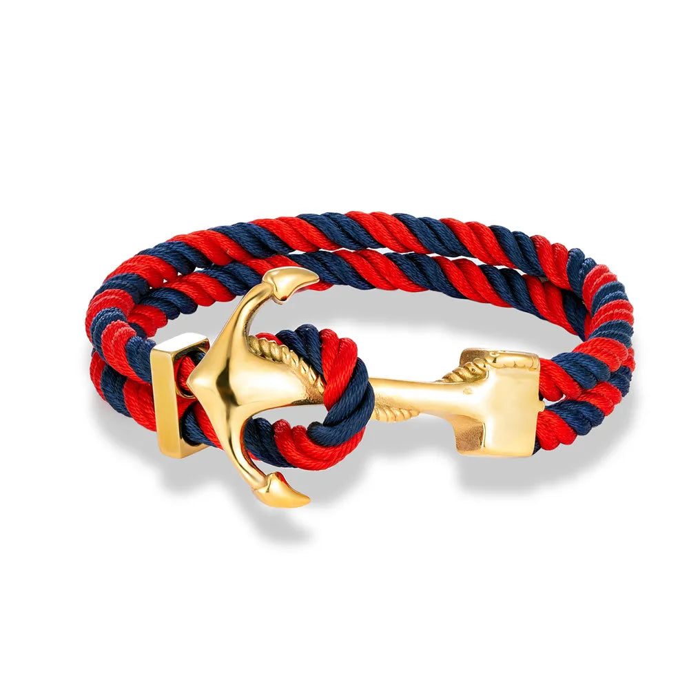 Bracelet ancre homme
