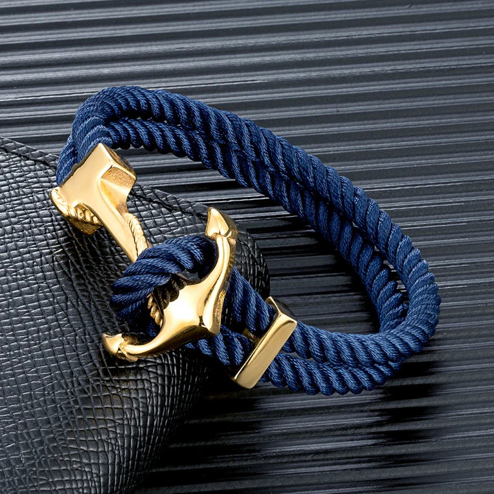 Bracelet ancre homme