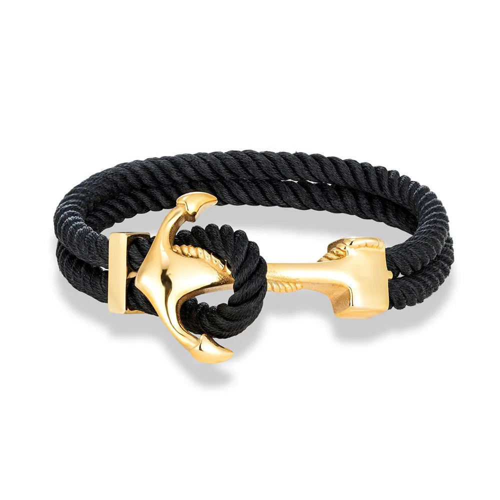 Bracelet ancre homme
