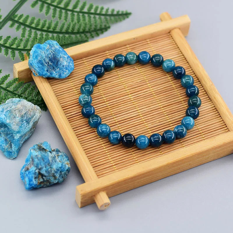 Pulsera Apatita Azul