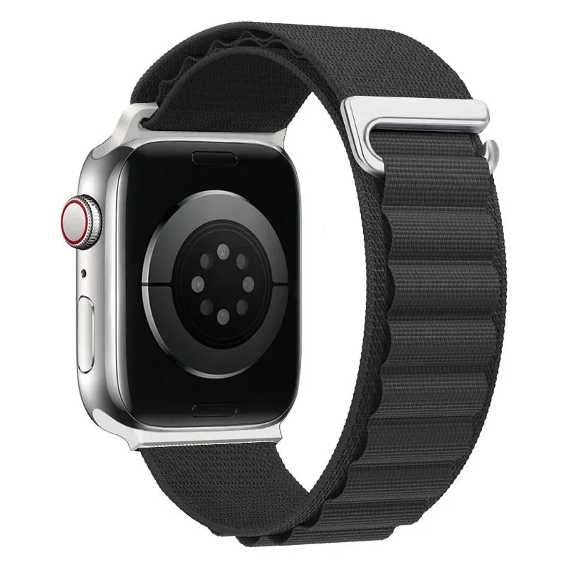 Pulsera Apple Watch con Hebilla Deportiva negro