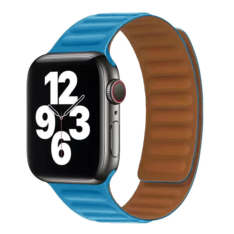 Pulsera Apple Watch con Cierre Magnético cian