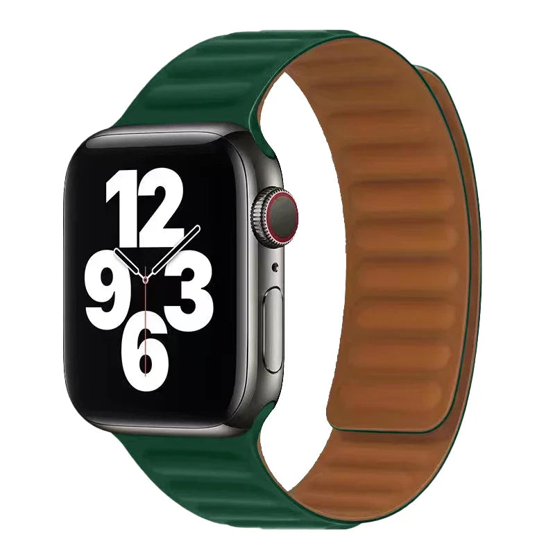 Pulsera Apple Watch con Cierre Magnético verde
