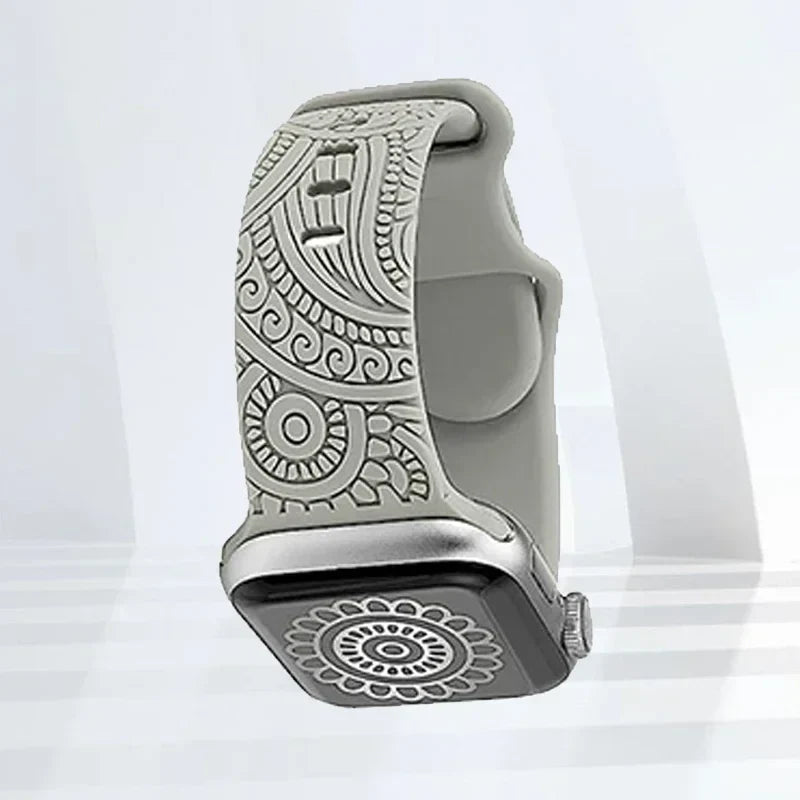 Pulsera Apple Watch con Motivos gris